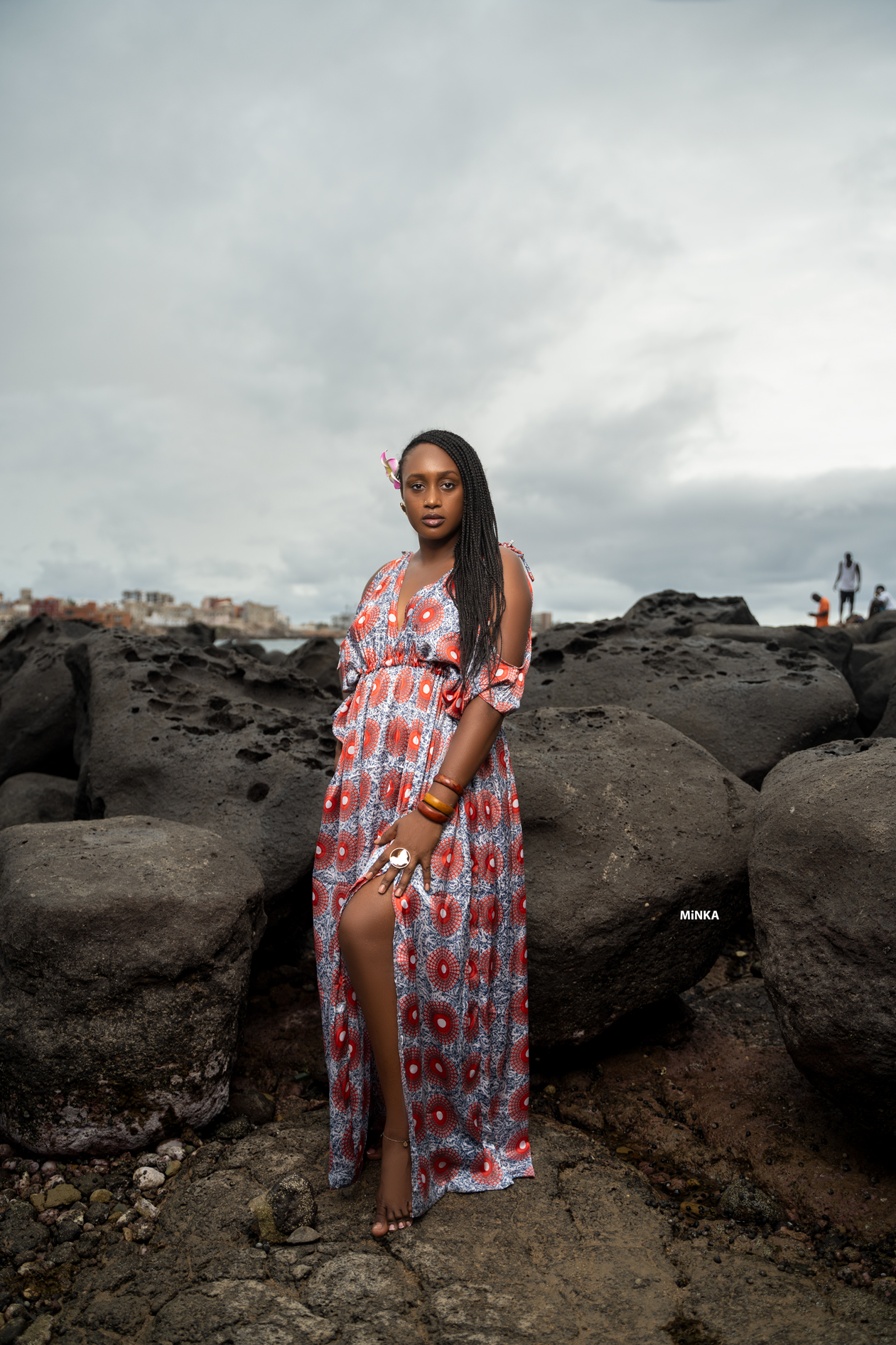 Robe excellence décontractée rosa